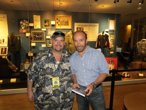HCM's Mike Carroll with Lee Greenwood