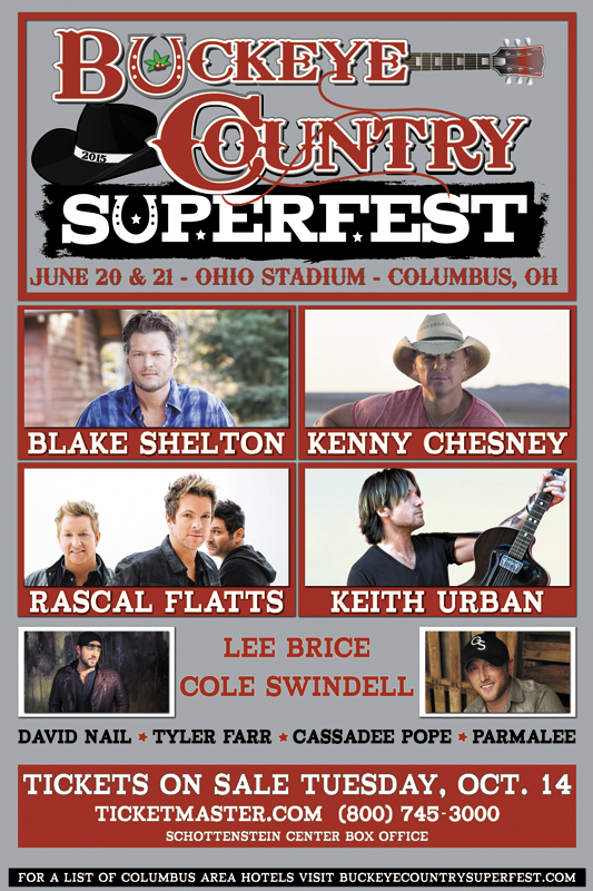 Inaugural Buckeye Country Superfest Announced! Hometown Country Music