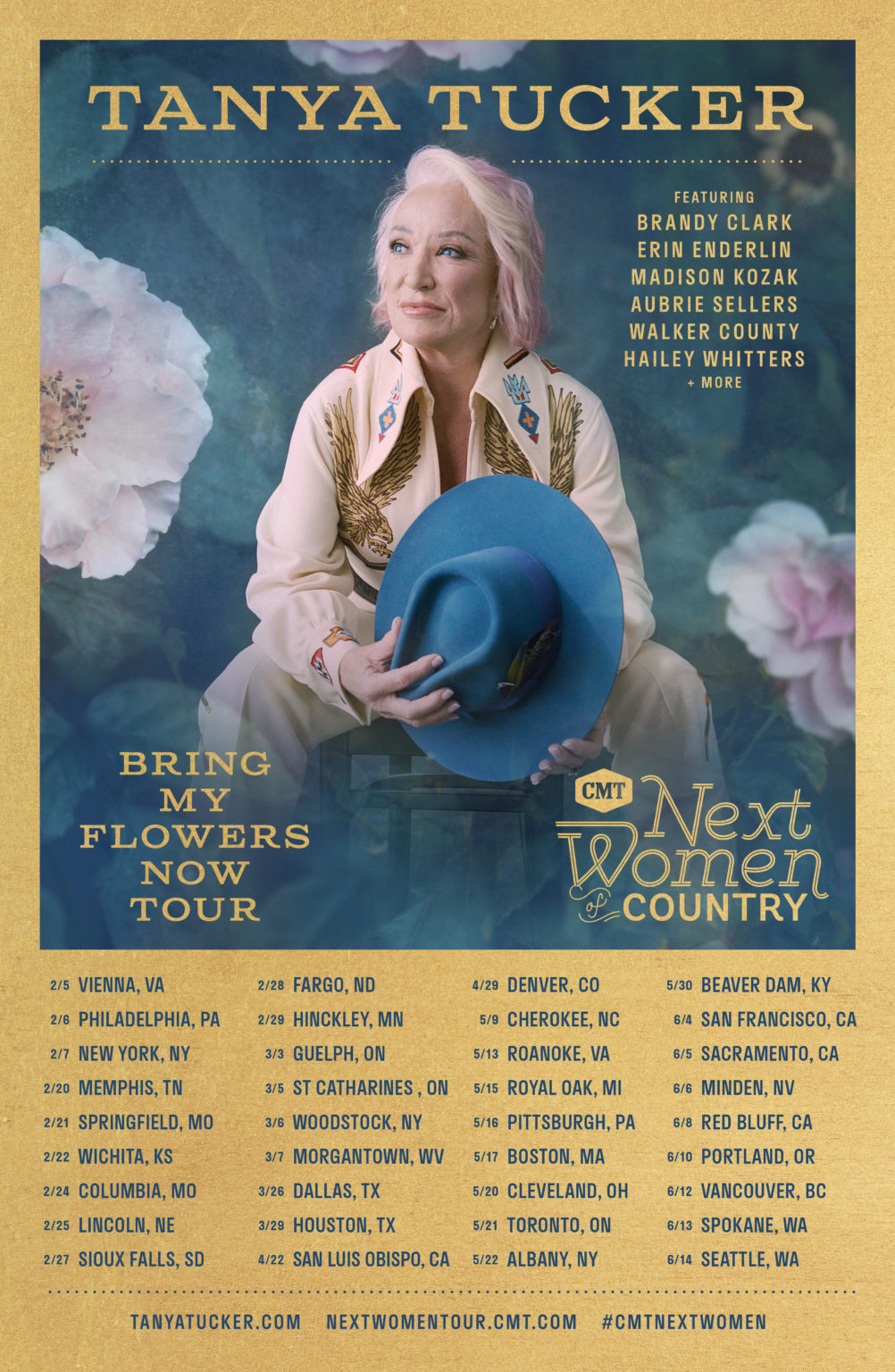 Tanya Tucker to Headline CMT’s 2020 Next Women of Country Tour