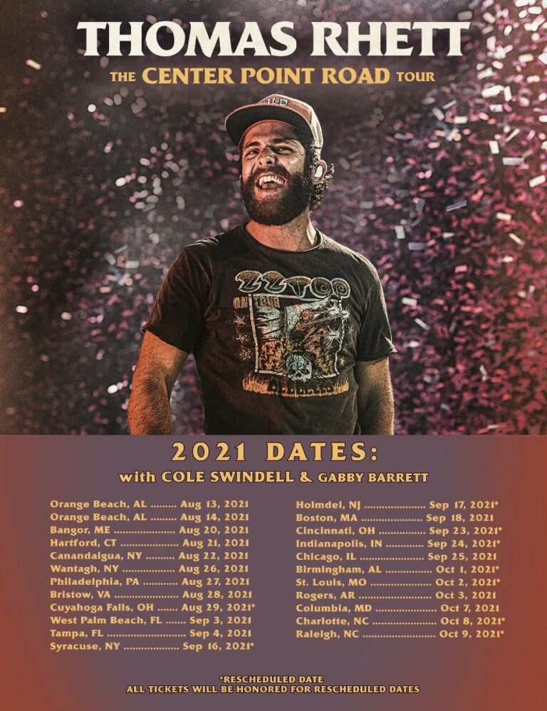 thomas rhett tour locations