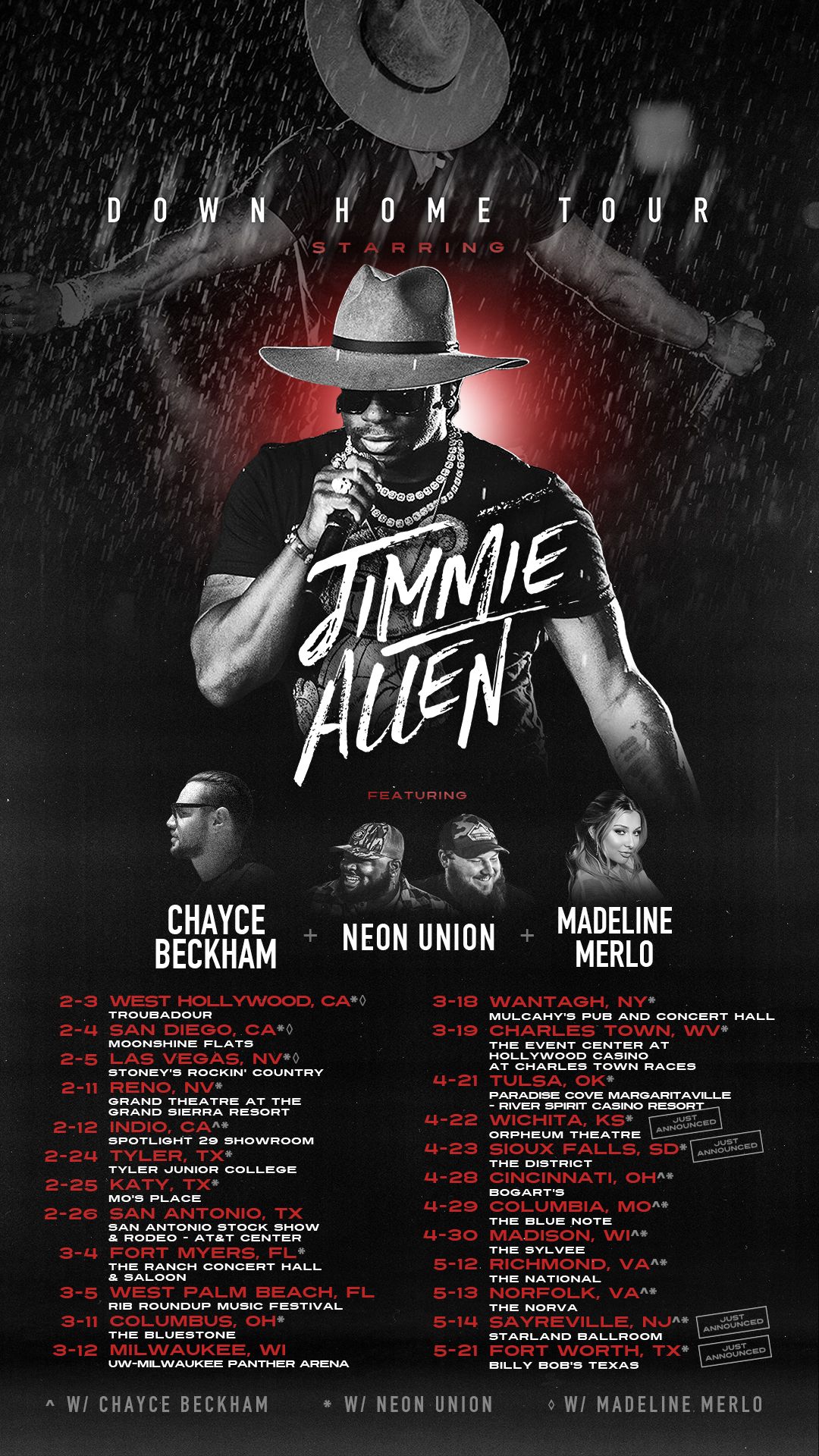 Jimmie Allen Announces New 2022 Tour Dates Hometown Country Music