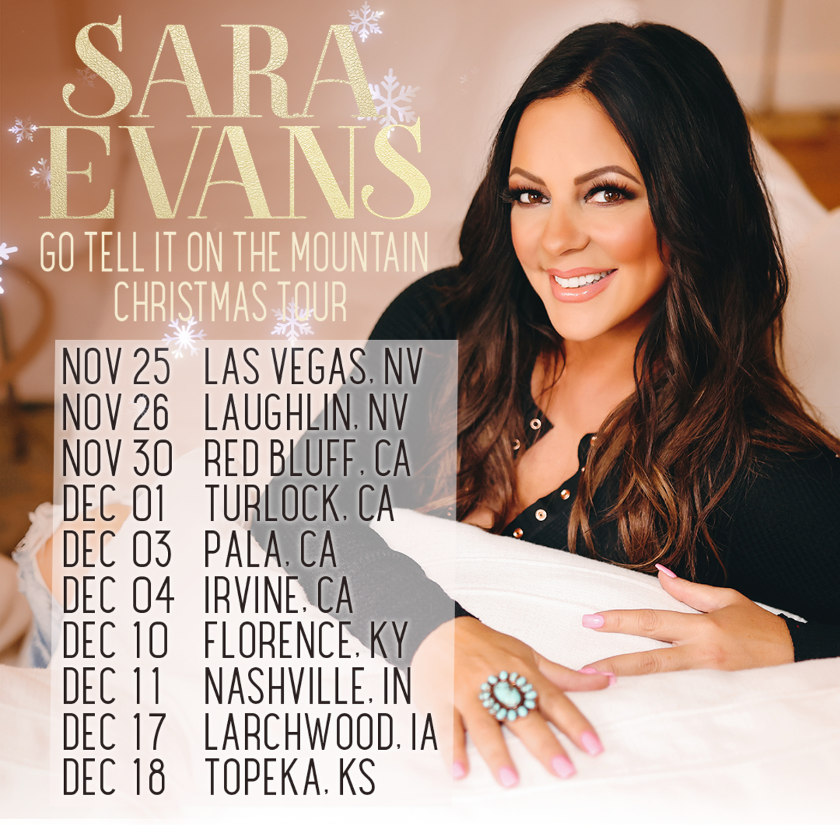 sara evans tour dates