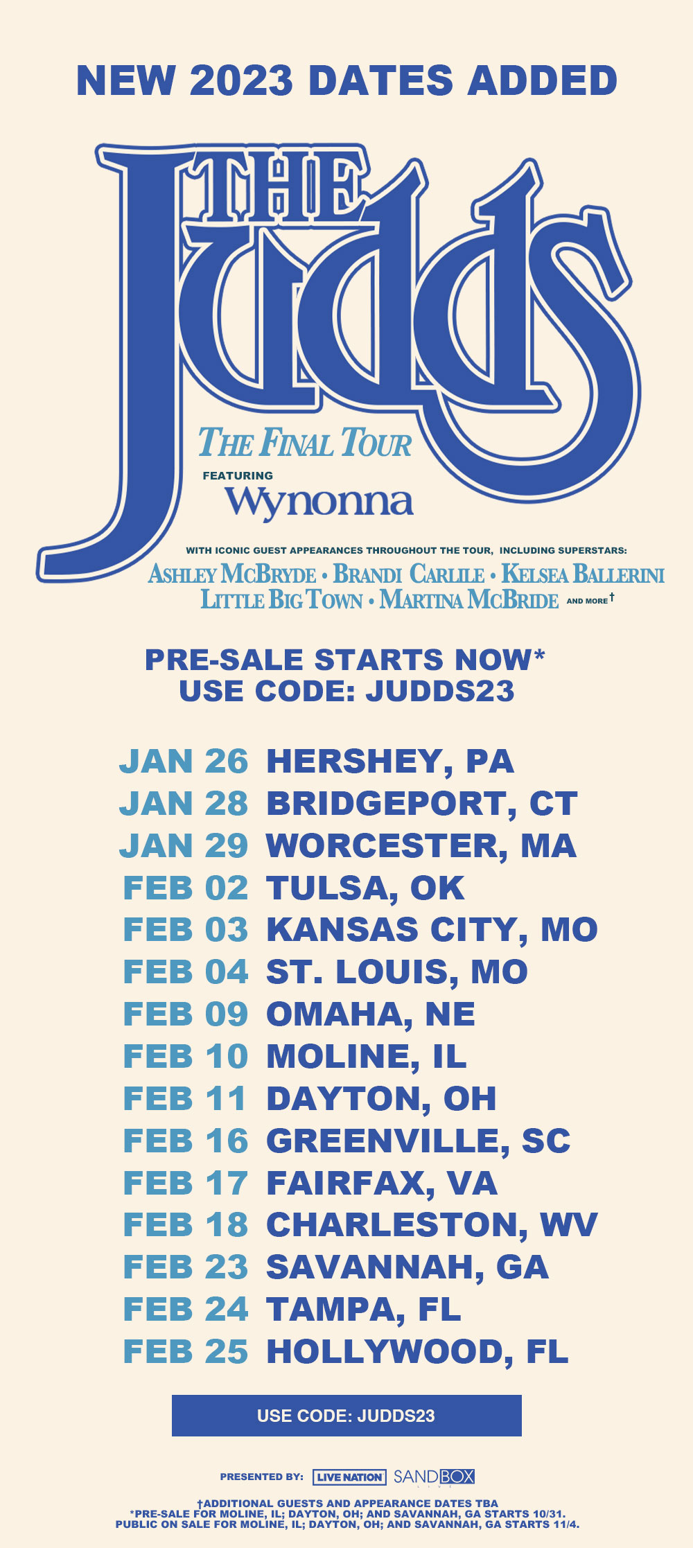 judds 2023 tour dates