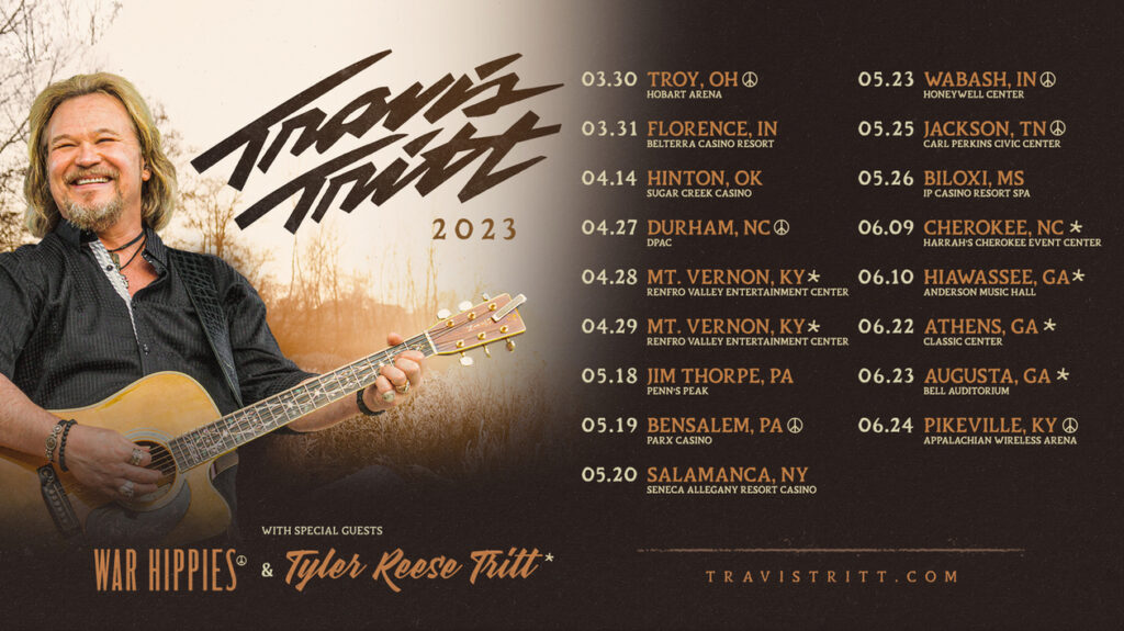 travis tritt tour 2023 opening act