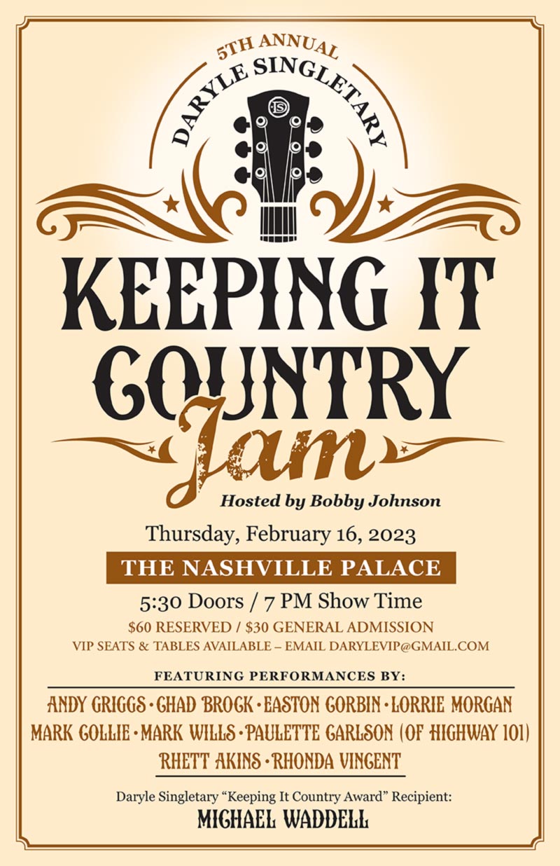 Daryle Singletary Keepin' It Country Jam - Nashville, TN