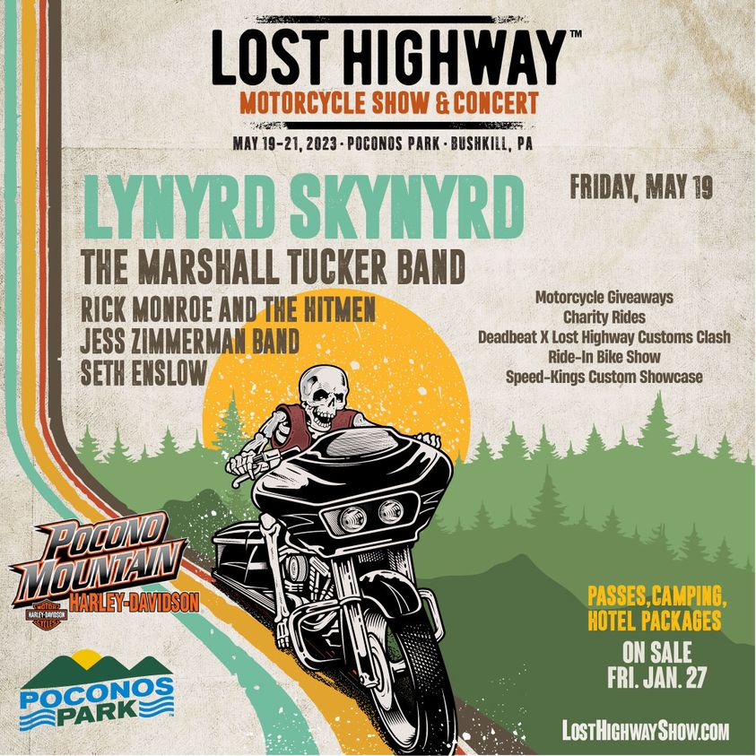 Lost Highway Motorcycle Show & Concert - Bushkill, PA