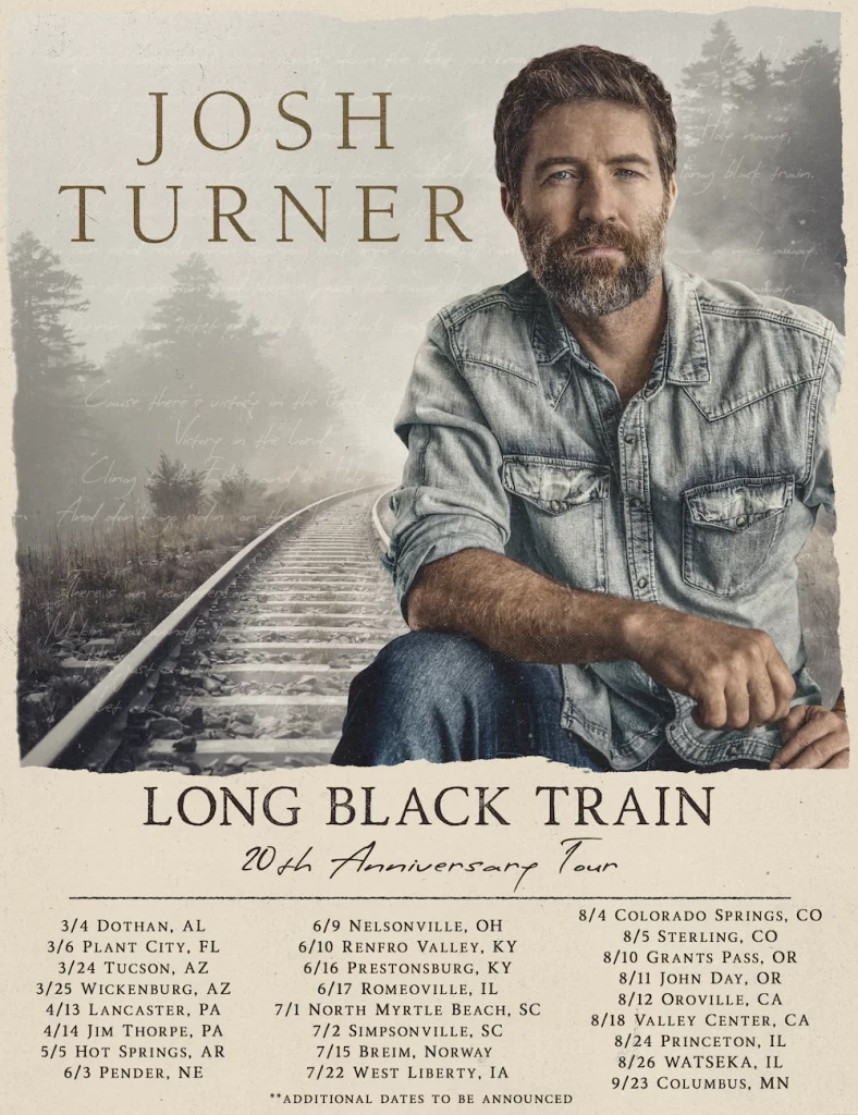 josh turner guitar tour dates