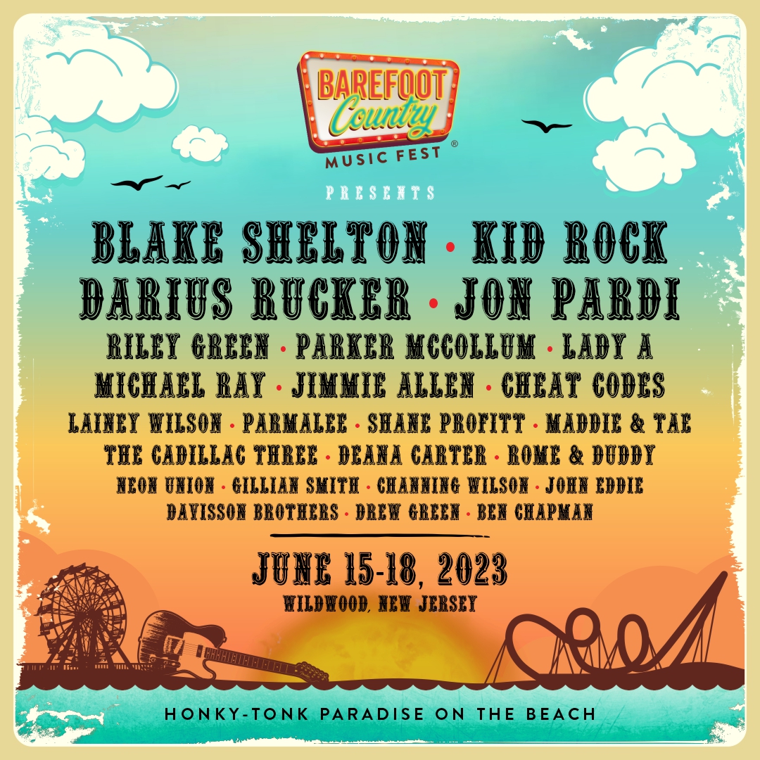 Barefoot Country Music Fest - Wildwood, NJ