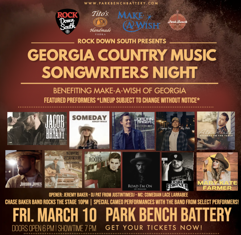 Georgia Country Music Songwriters Night - Atlanta, GA