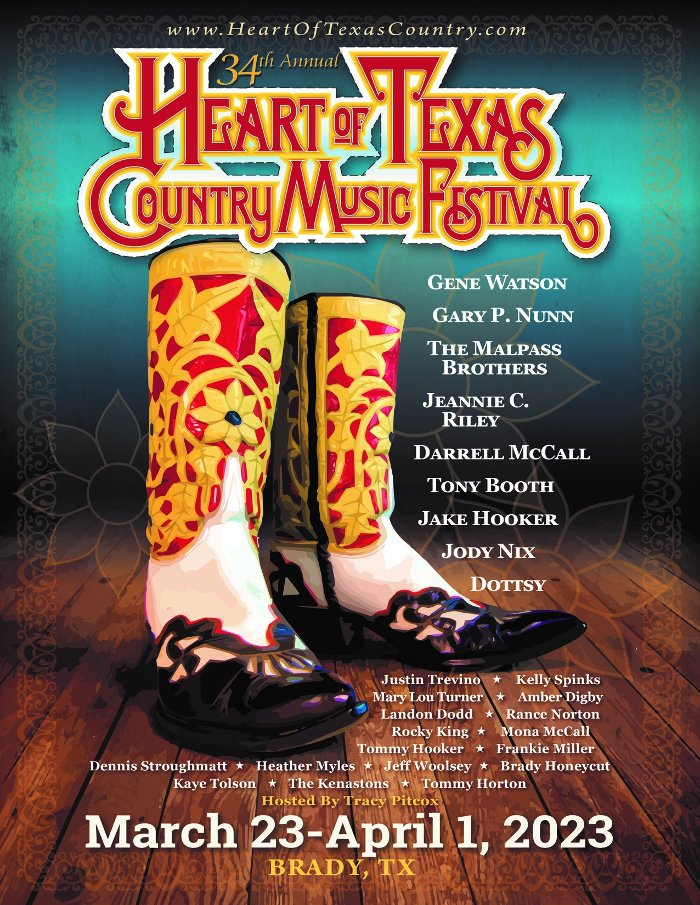 Heart of Texas Country Music Festival - Brady, TX