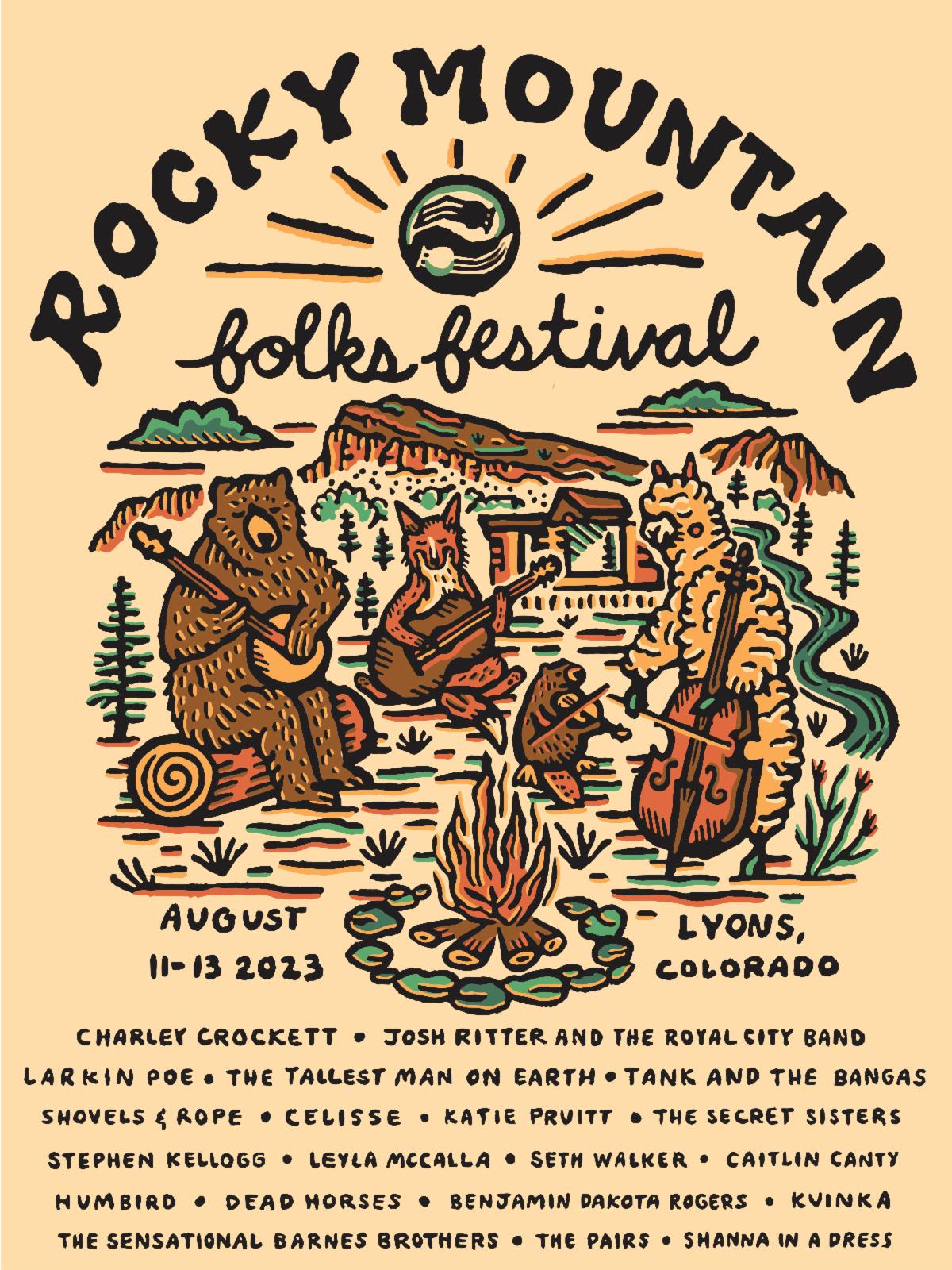 Rocky Mountain Folks Festival - Lyons, CO