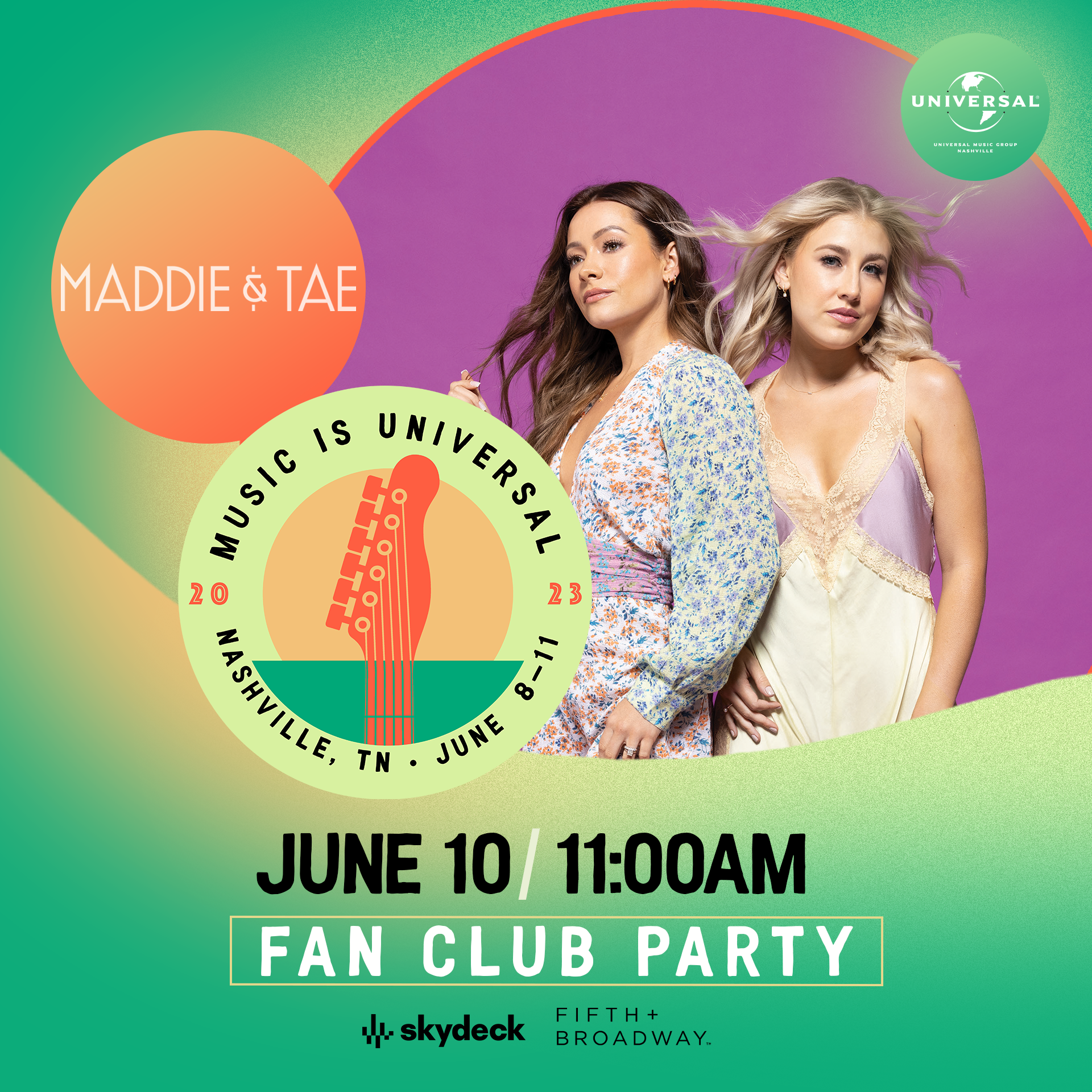 Maddie & Tae Fan Club Party - Nashville, TN
