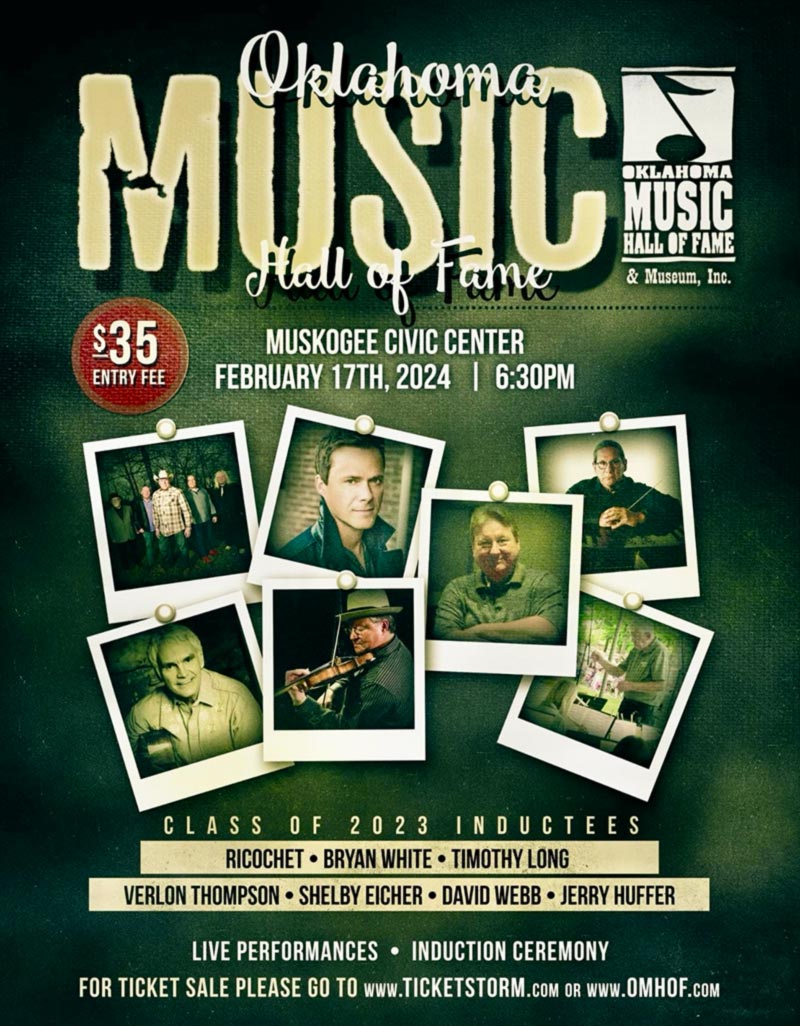 Oklahoma Music Hall of Fame Induction Ceremony - Muskogee, OK