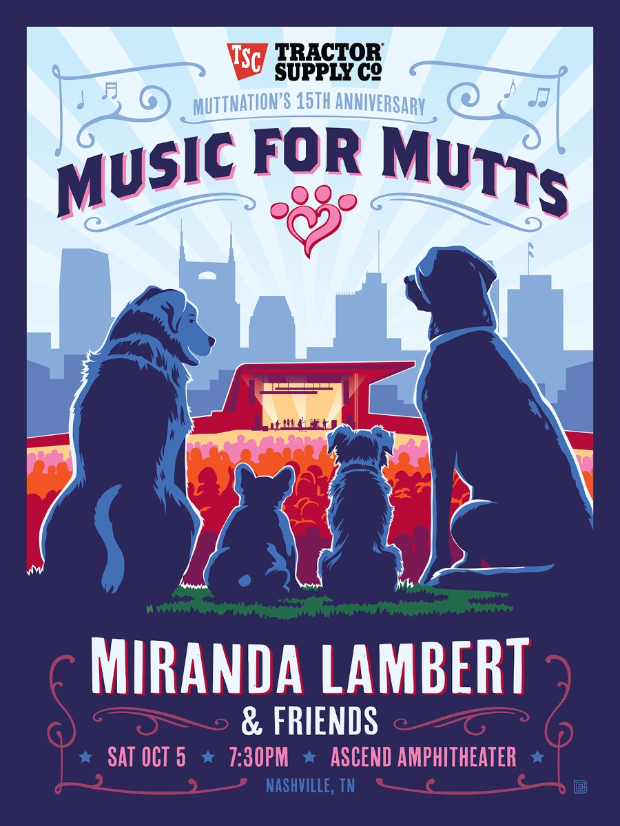 Miranda Lambert & Friends:  Music for Mutts - Nashville, TN