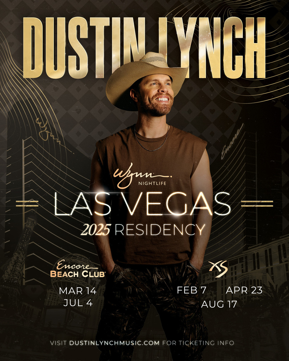 Dustin Lynch Announces Las Vegas Club Set Residency Hometown Country