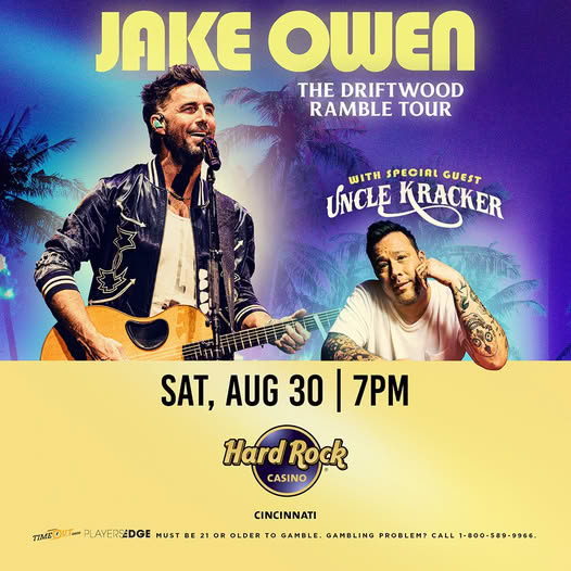 Jake Owen, Uncle Kracker - Cincinnati, OH
