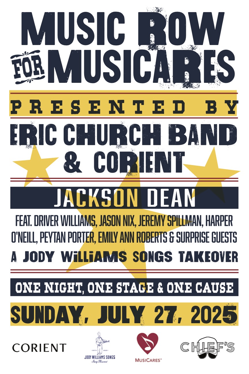 Music Row for MusiCares: A Jody Williams Songs Takeover - Nashville, TN