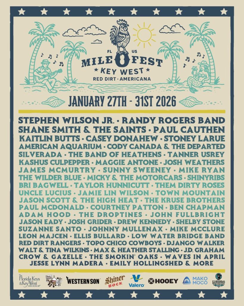 Mile 0 Fest Key West, FL Hometown Country Music
