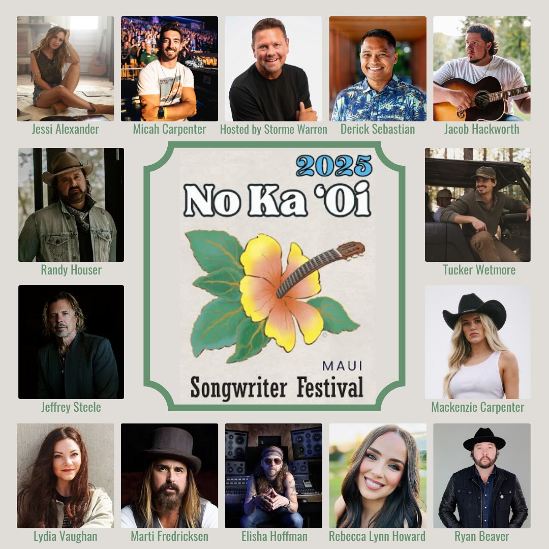 No Ka 'Oi Songwriters Festival - South Maui, HI