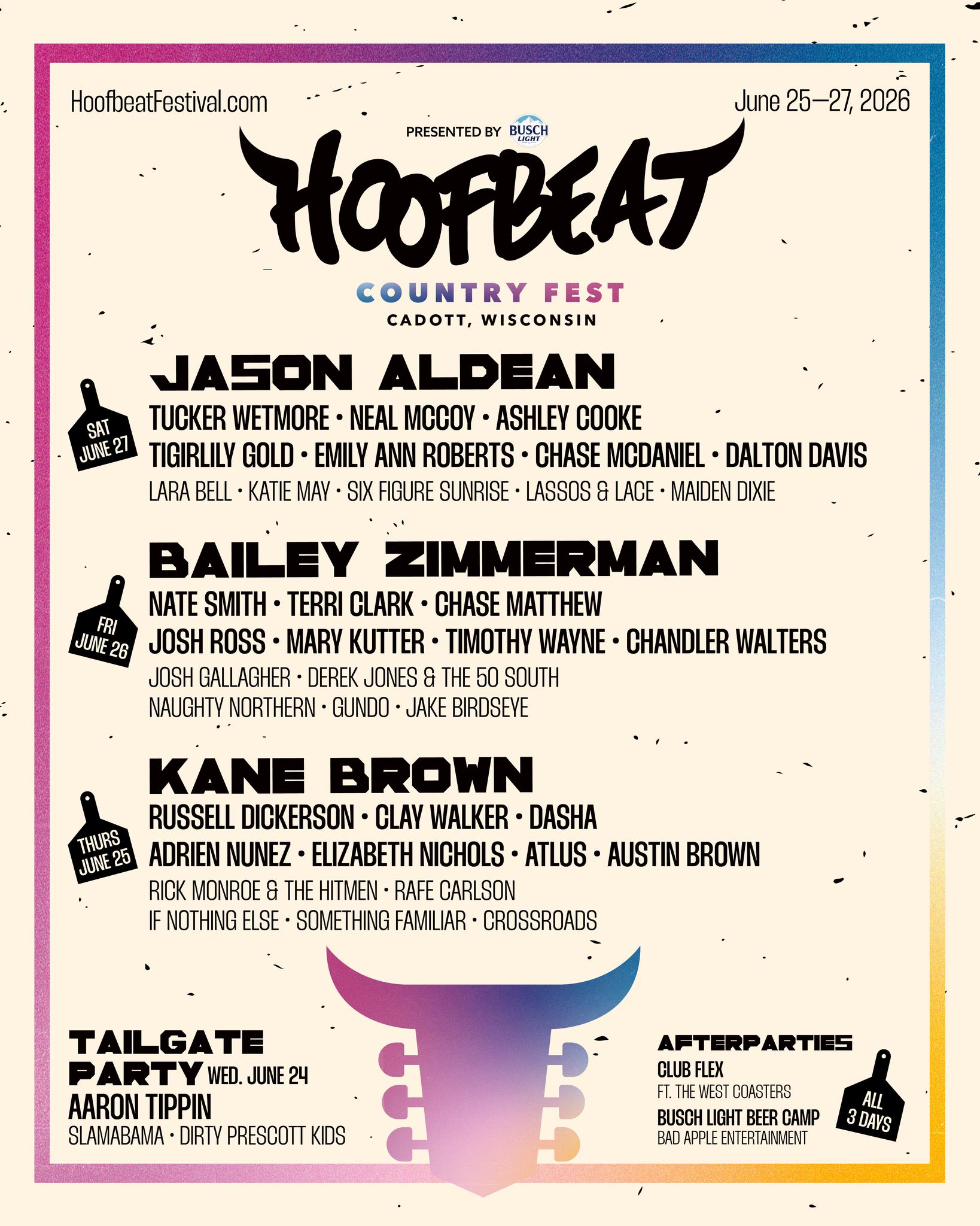 Hoofbeat Country Festival - Cadott, WI