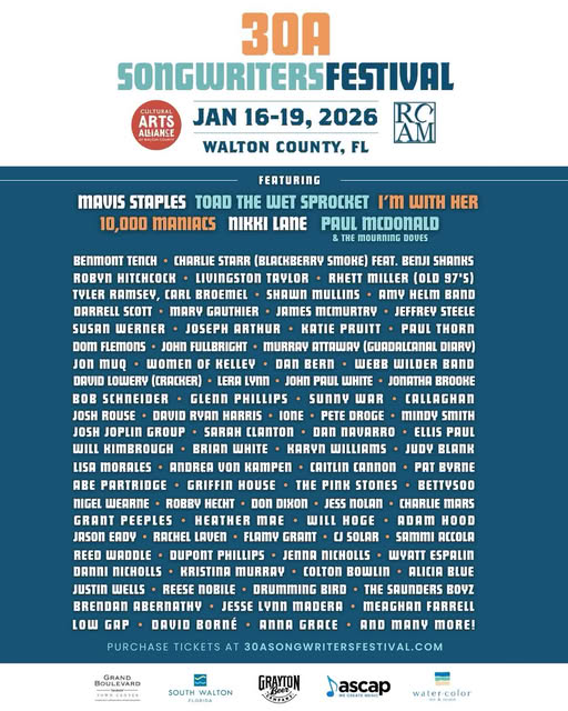 30A Songwriters Festival - Walton County, FL