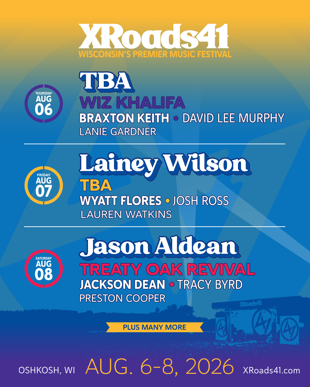 XRoads41 Music Festival - Oshkosh, WI