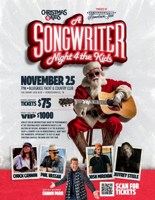 A Songwriter Night 4 the Kids - Hendersonville, TN