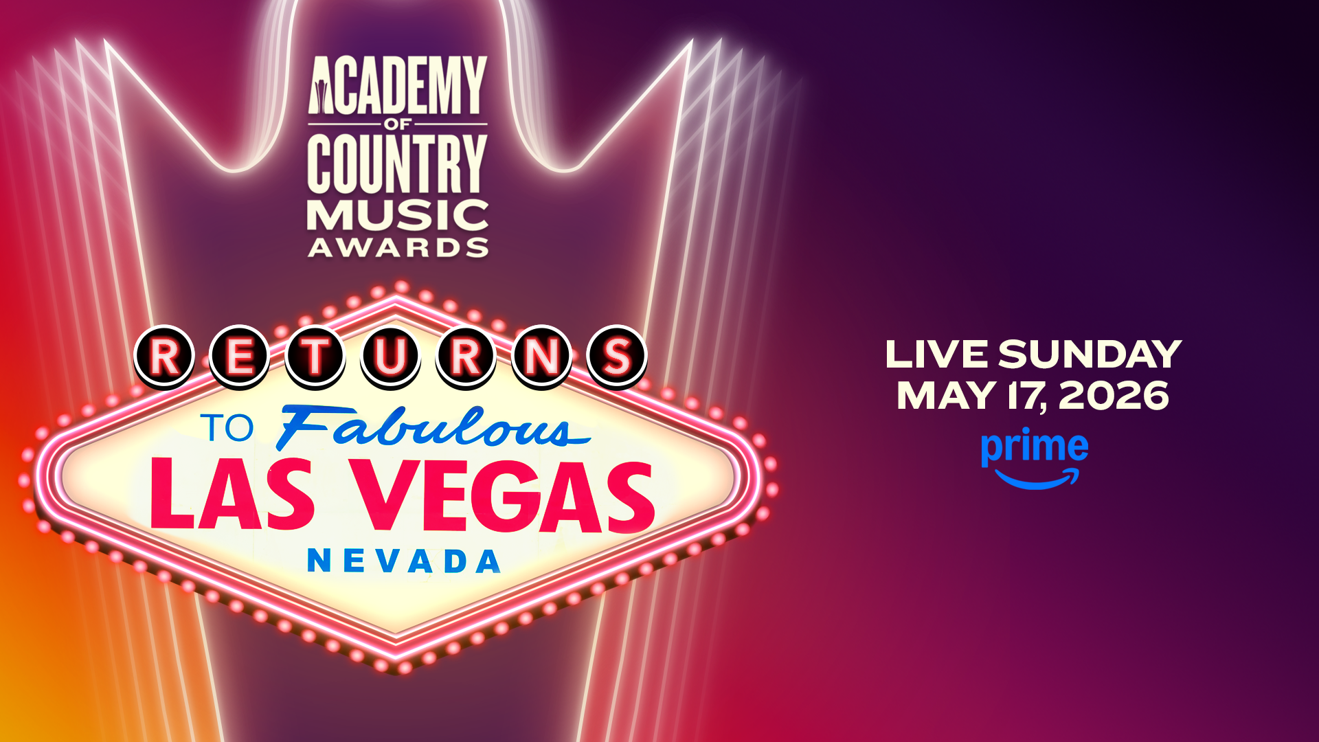 ACM Awards - Las Vegas, NV & Amazon Prime