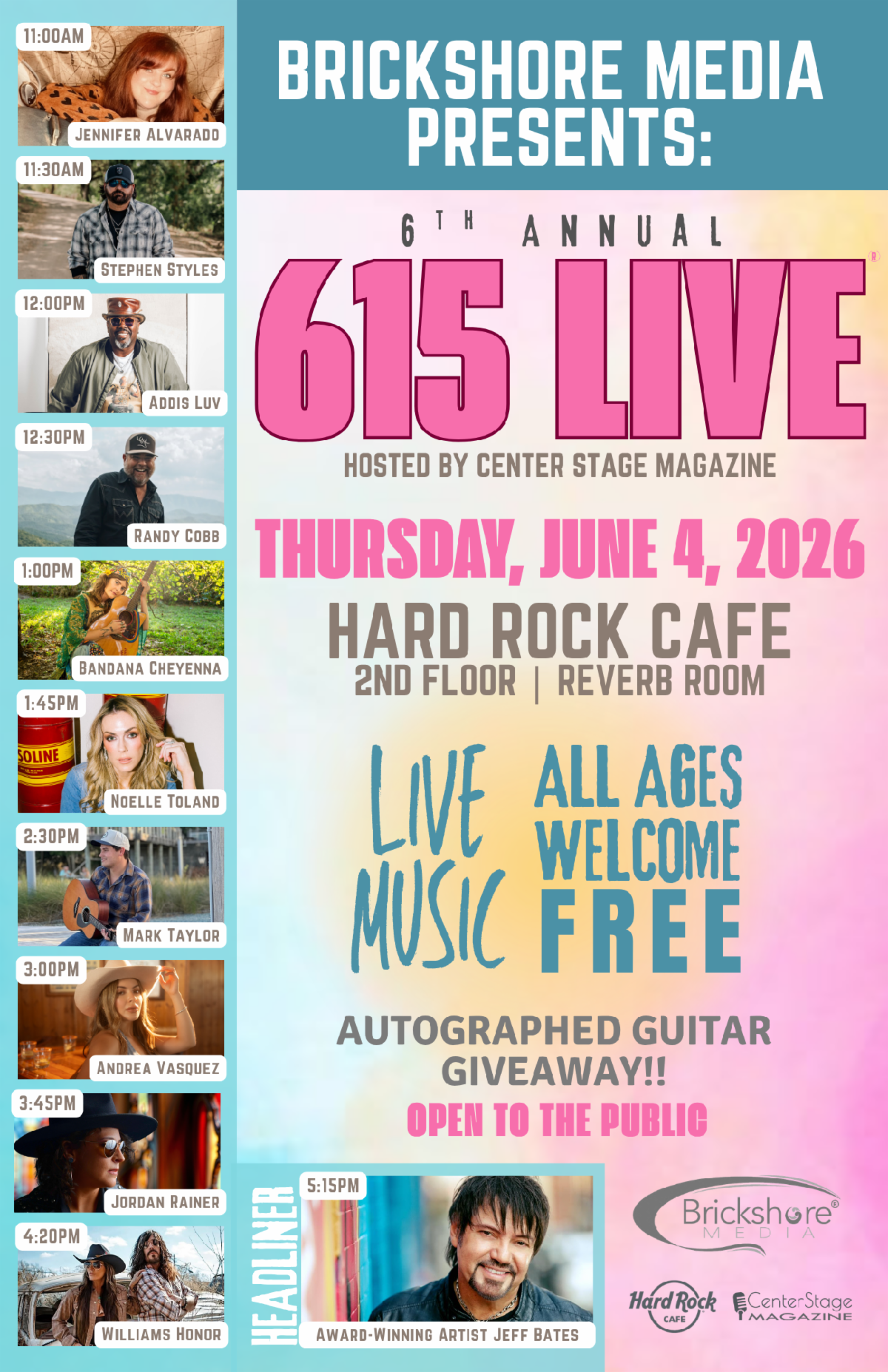 Brickshore Media's 615 Live - Nashville, TN