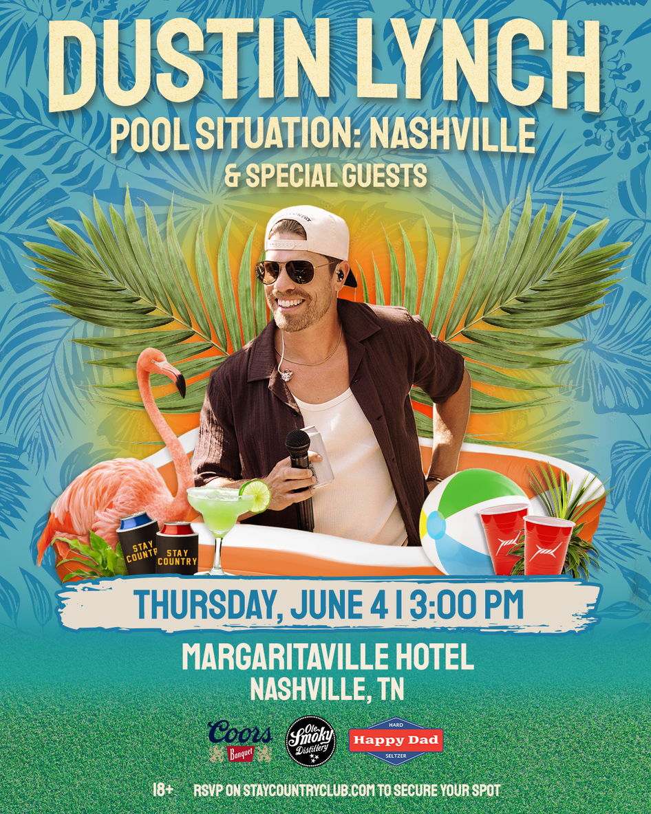 Dustin Lynch's Pool Situation:  Nashville - Nashville, TN